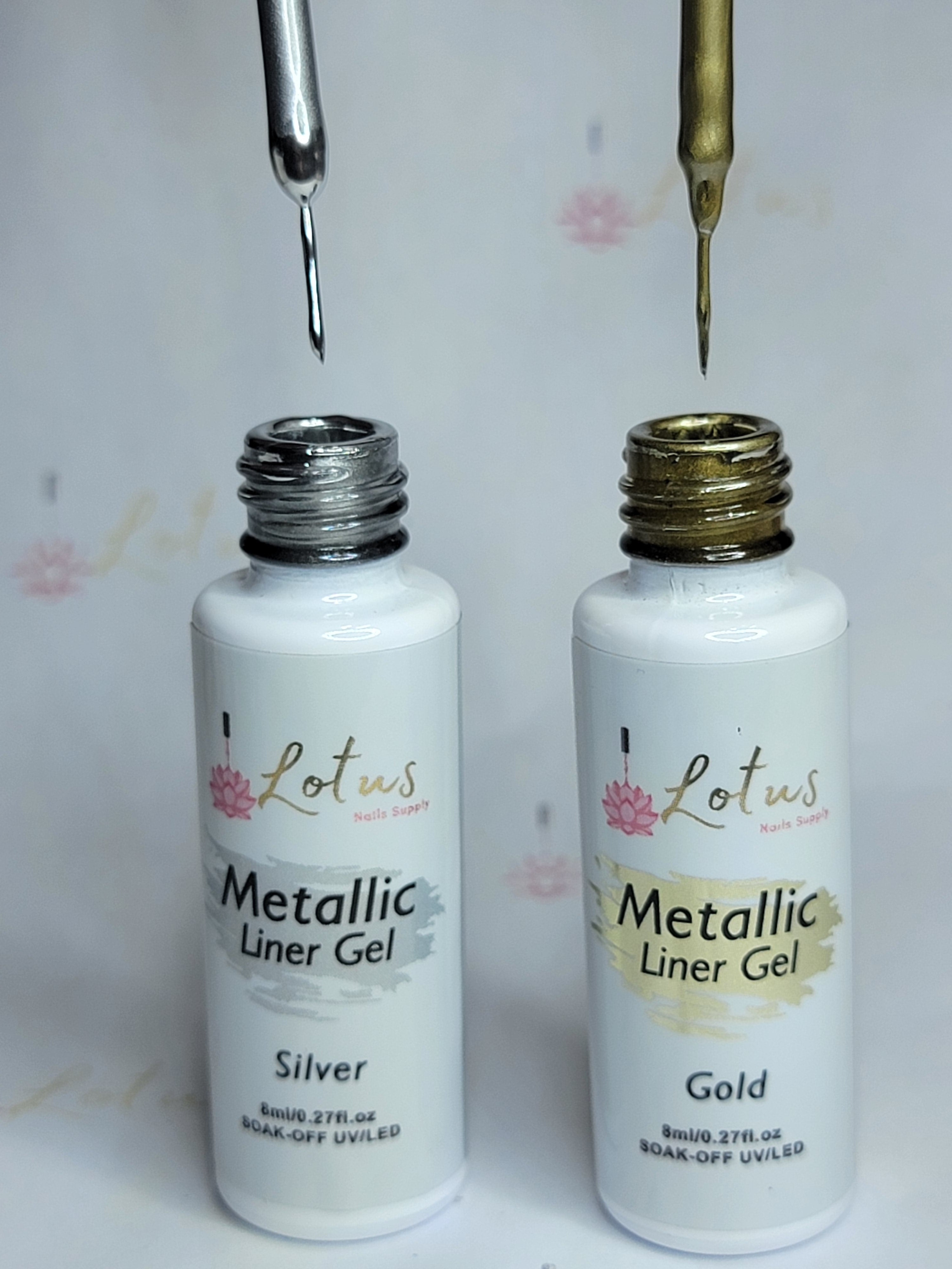 Metalic liner gel