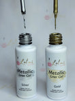 Metalic liner gel