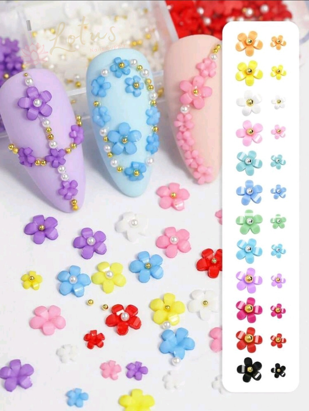 3D Multicolor Flawer box