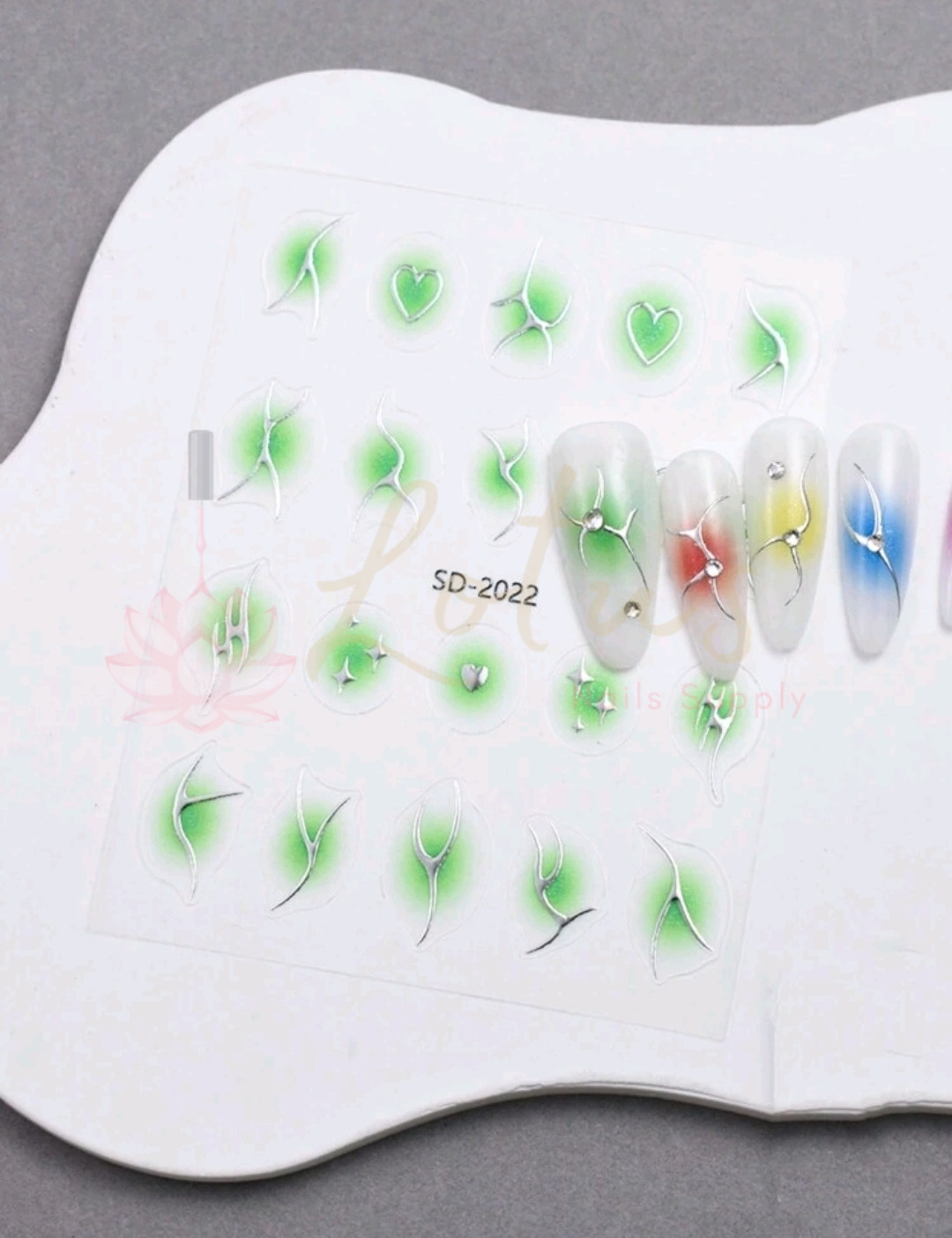 Stickers ombré effect