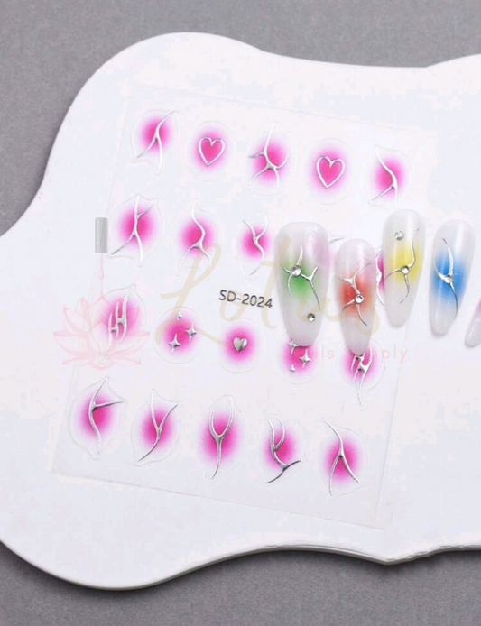 Stickers ombré effect