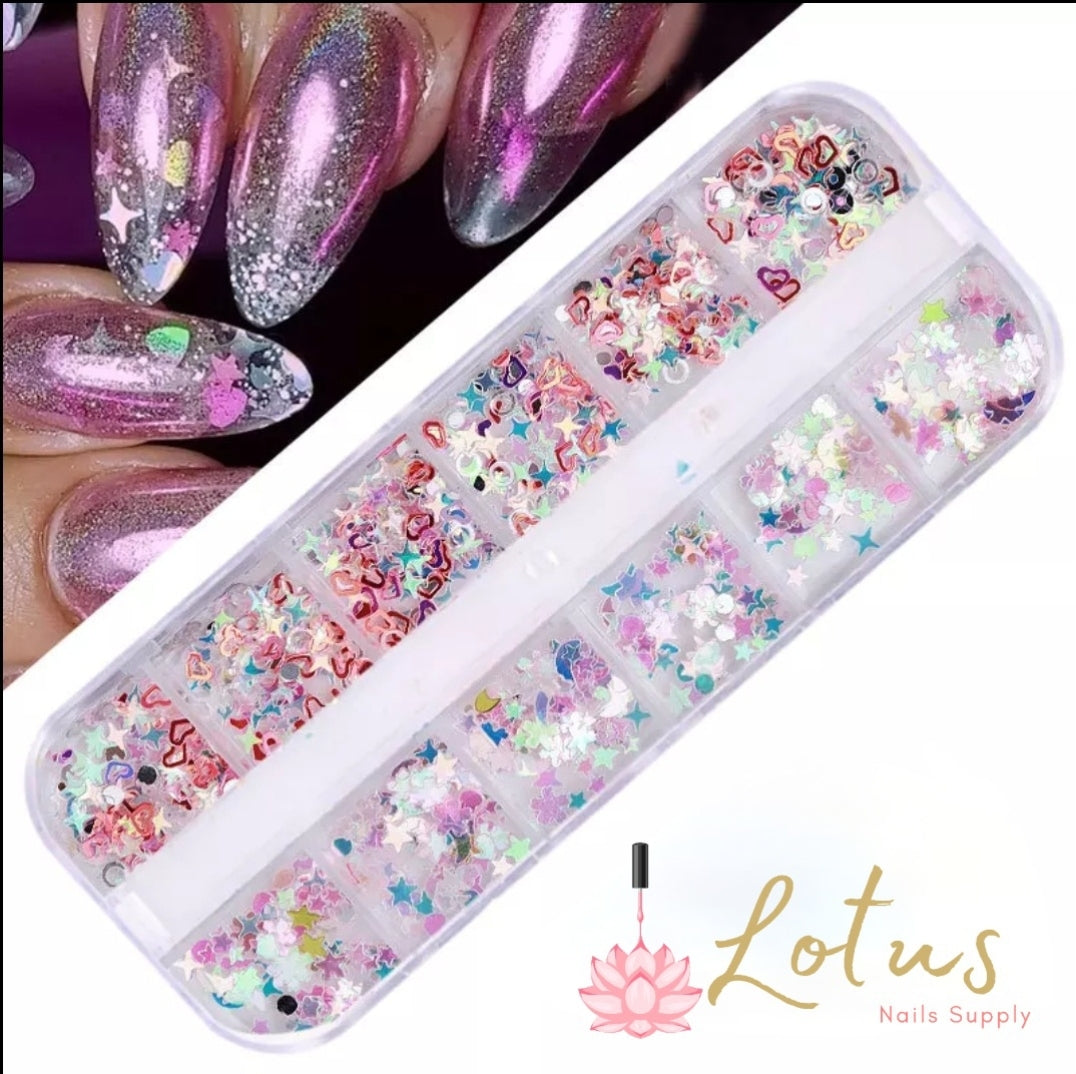 Nail art glitter