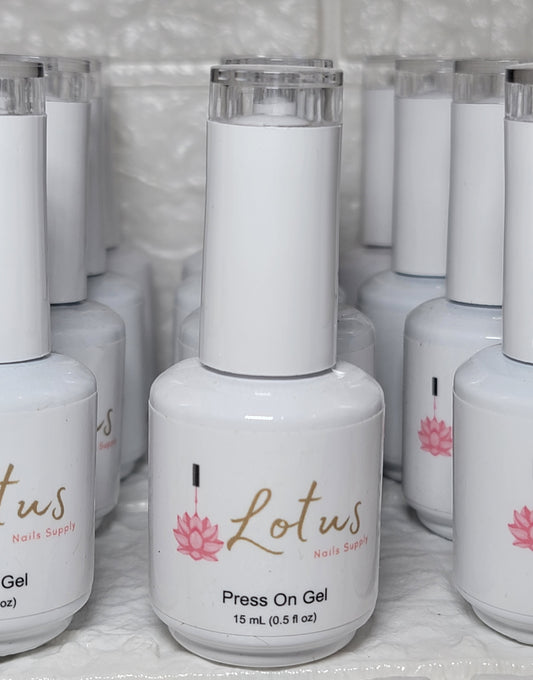 Press on glue gel