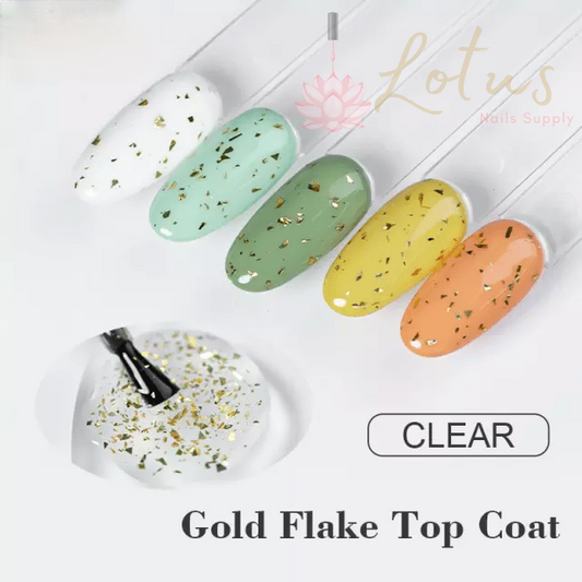 Top coat flake gold