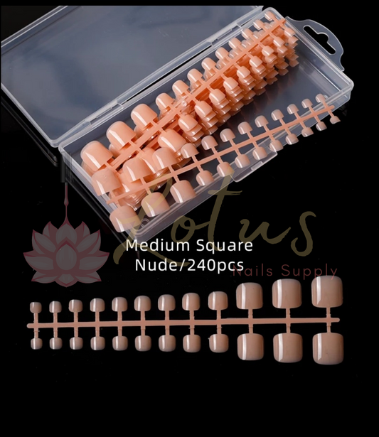Geltips extra short square nude
