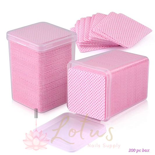 Lint free nails cotton wipes