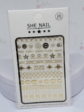 Stickers #162 gold