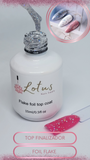 Top coat flake silver